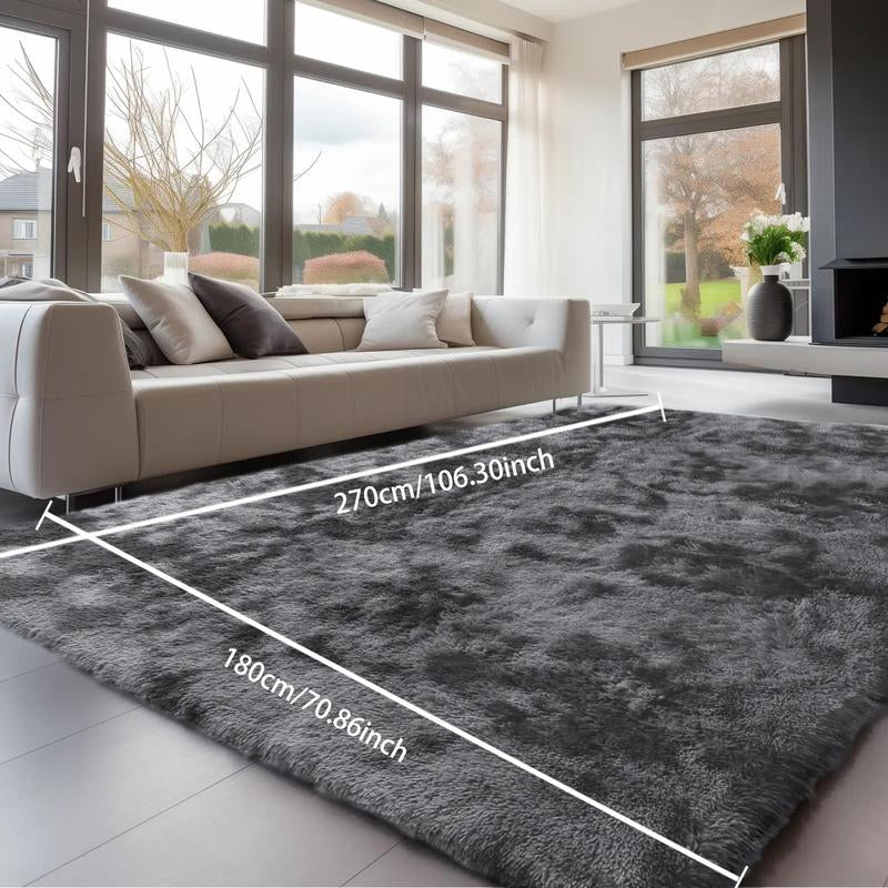 Faux Fur Shag Rug, 1 Count Soft Plush Rug, Comfortable Area Rug, Decorative Carpet for Home Living Room Bedroom