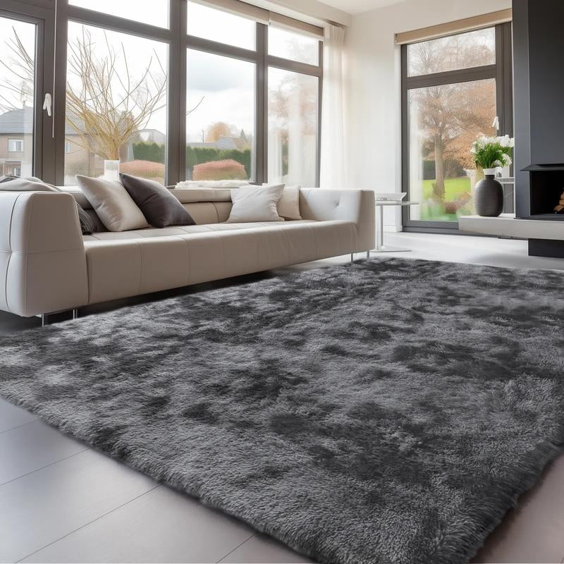 Faux Fur Shag Rug, 1 Count Soft Plush Rug, Comfortable Area Rug, Decorative Carpet for Home Living Room Bedroom