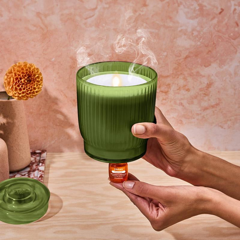 Candle Diffuser - Olive Ribbed