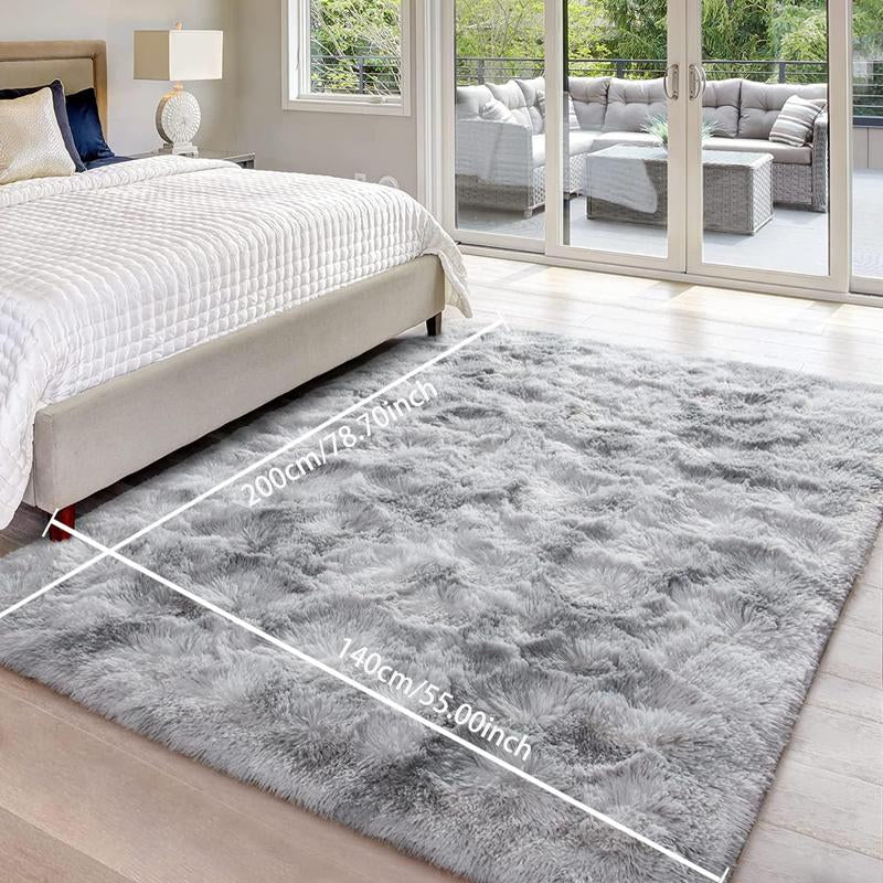 Faux Fur Shag Rug, 1 Count Soft Plush Rug, Comfortable Area Rug, Decorative Carpet for Home Living Room Bedroom