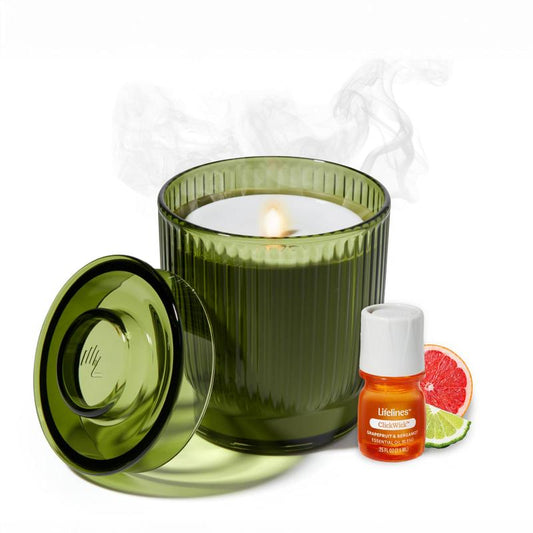 Candle Diffuser - Olive Ribbed